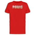 thumbnail image 1 of Paris City Name With Photo Tee Men's -Image by Shutterstock, 1 of 1
