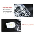 thumbnail image 2 of LED Net Lights Outdoor Mesh Lights, 8 Modes 192 Led 9.8ft x 6.5ft Christmas Net Lights for Bedroom Christmas Trees Bushes Wedding Garden Outdoor, 2 of 3
