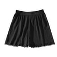 thumbnail image 6 of Ugoldhm Girls Safety Shorts Summer Elastic Waist Casual Kids Basic Cotton Under Dress Shorts Size 3-13, 6 of 7
