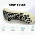 thumbnail image 3 of Youth Grip Soccer Socks - Boys and Girls Athletic Sport Socks for Baseball Football Basketball Hockey Rugby 4 Pairs(Age:4-12Years), 3 of 7