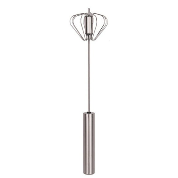 yaaqii Hand Mixer Whisk Stainless Steel Whisk Hand Push Rotary Mixer