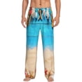 thumbnail image 2 of Goofa Boards and Beach Printed Soft Pajama Pants for Men, Wide Leg Comfy Casual Lounge Yoga Pants-Large, 2 of 9