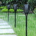 thumbnail image 3 of Wweixi 4PCS Torch Light Garden Solar Power Landscape Ground Light Flame Lamp Waterproof Flame Yard Ground Light for Path Lawn, 3 of 9