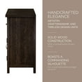 thumbnail image 2 of Maven Lane Felix Rustic Wooden Sideboard in Weathered Brown Finish, 2 of 6