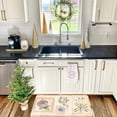 thumbnail image 6 of Iris Apple Dandelion Farmhouse Kitchen Mats Set of 2-17x29 and 17x47 Inch, Decorative Non Slip Backing Floor Rugs for Home Kitchen, 6 of 6