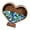 30X27cm, variant on Heart Shape Seashells Display Box with Clear Acrylic Front Seashells Holders for Collections Small Shadows Box