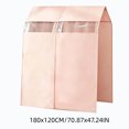 thumbnail image 3 of PONPRNGY 1Pc Clothing Rack Cover, Hanging Clothes Dust Cover, Garment Bag Organizer, Waterproof Hanger Protector, Clear Clothes Shoulder Rack Cover, Suit Coat Dress Closet Dustproof Cover, 3 of 7