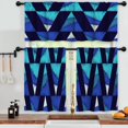 thumbnail image 3 of LALILO Kitchen Curtains and Valances Set of 3 36" Ethnic Window Treatment Tiers for Window Decor, 3 of 5