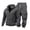 GY2@GC@, variant on CONZONE Mens Sweatsuit 2 Peice Set Casual Track Suit for Men Solid Color Long Sleeve Zip Hoodies Sweatpants Cozy Fall Winter Athletic Jogging Outfits