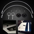thumbnail image 1 of Hood Pin Kit, Bonnet Pin Lock Anodized  2 Sets Universal Antirust  For Cars, 1 of 8