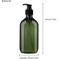 thumbnail image 2 of Pump Bottles, 17oz/500ml Liquid Soap Pump Bottles Dispenser Large Empty Plastic Refillable Containers, 2 of 7