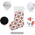 thumbnail image 3 of GZHJMY Strawberry Christmas Stocking, Personalized Large Candy Stocking Hanging Gift, Xmas Stockings Decoration for Family Holiday Party Ornaments Decor Fireplace, 3 of 7