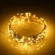 thumbnail image 1 of Anillo de luz LED con caja de batería, 2 m, 20 luces, luz de estrella, cable de cobre, luz de estrella, 10 m, 100 luces, 3 pilas AA estándar, blanco cálido, 1 of 5