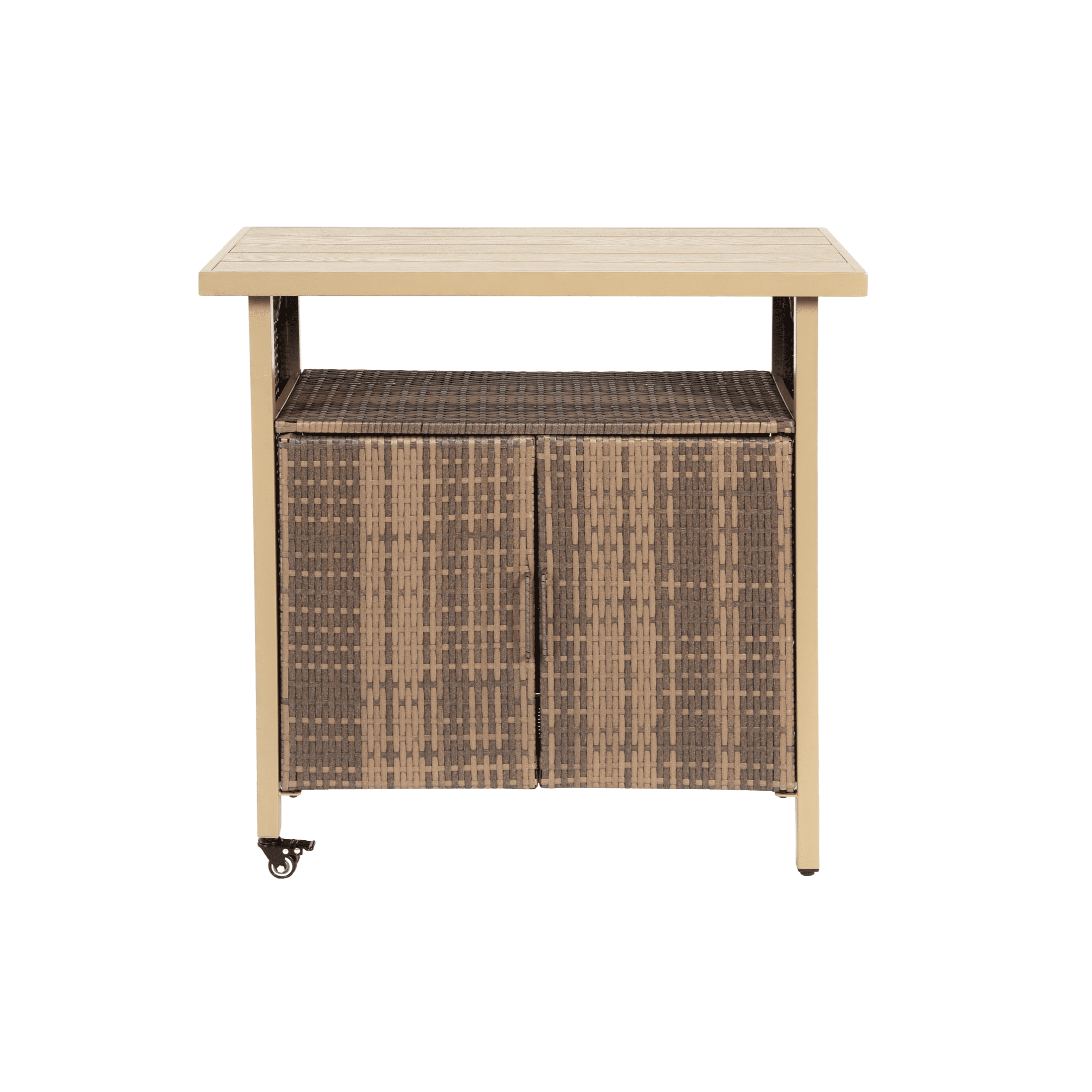 Safavieh Orland Indoor/Outdoor Contemporary Wood Tea Trolley