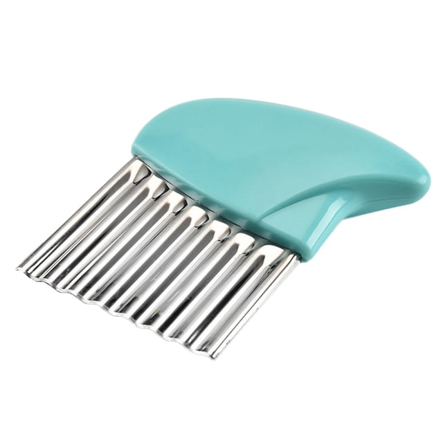 Corrugated Vegetable Cutter for Effortless French Fry Slicing and Chopping with Wrinkled Design
