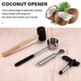thumbnail image 4 of Coconut Stainless Steel Coconut Opener Kit Coco Jack Opener Kit, 4 of 5
