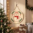 thumbnail image 5 of Dalxymotic Christmas Wooden Hanging Decor, Round Furniture Decoration, Creative Christmas Ornament, Festive Hanging Ornament, Christmas Wooden Decor for Home, Mantel, Tree, Shelf, 5 of 7