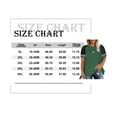 thumbnail image 4 of TIYOMI Plus Size Womens 5X Tops Stripe Sleeve Raglan Short Sleeve Crewneck Summer Green Tees Color Block Shirts Loose Tunic 5XL 26W 28W, 4 of 4