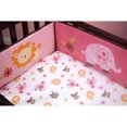 Little Bedding by NoJo Raspberry Jungle Crib Sheet