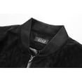 thumbnail image 3 of Colen Cosmo Men's Jackets Velvet Full Zip Bomber Jacket Winter Warm Padded Coats Outwear, 3 of 7