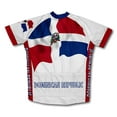 thumbnail image 2 of Dominican Republic Flag Short Sleeve Cycling Jersey  for Women - Size L, 2 of 3