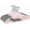 Pink, variant on Plastic Hangers 50 Pack with Non-Slip Design,0.2 Inches Thick, 360°Swivel Hook Space Saving Organizer for Bedroom Closet,Shirts,Pants(White- S Shaped)