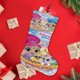 thumbnail image 4 of Shimmer y Shine Tema: Calcetines de Navidad, fino lino blanco para colgar en escaleras y chimenea, decoración navideña para el hogar, regalo de Navidad.54cm×38cm, 4 of 5