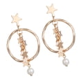 thumbnail image 4 of Pendiente Sunnimix Golden Star Ear Hook Charm para niña, 4 of 7