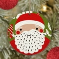thumbnail image 4 of Fiudx Adornos Navideños de Madera, Diseño de Animales de Doble Cara, Proceso de Sublimación Duradero, Decoración Navideña Versátil, Regalo de Oficina, Juego de 15, 7 Cm de Diámetro, 4 of 7