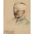 thumbnail image 2 of William Sergeant Kendall 15x18 Gold Ornate Wood Frame and Double Matted Museum Art Print Titled - Portrait of Julien&nbsp;Lemordant (1919), 2 of 4