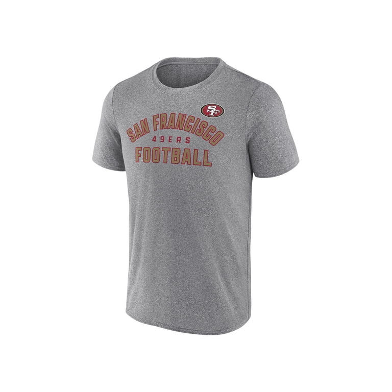 NFL Men's San Francisco 49ers Synthetic Gray Short Sleeve Arch