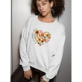 thumbnail image 2 of Storybook Style Flowers Sweatshirt Women -Image by Shutterstock, Female x-Large, 2 of 4