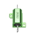 thumbnail image 2 of 25W 250 Ohm Aluminium Housing Chassis Mount Wirewound Power Resistors Green 5pcs, 2 of 4