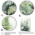 thumbnail image 3 of Designart "An Emerald Reverie with Minimal Ferns I" Floral & Botanical Floater Framed Canvas Art Print, 3 of 7