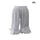 thumbnail image 5 of Guardurnaity Pantalones cortos de encaje Pantalones de pierna ancha Traje de verano Transpirable Diseño elegante Moda de moda Suelto Corto Ocio Prendas para la parte inferior del cuerpo Blanco 2XL, 5 of 6