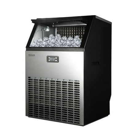 Frigidaire Professional, 198 Lbs. Commercial Ice Maker, Cube Shaped Ice, Stainless Steel