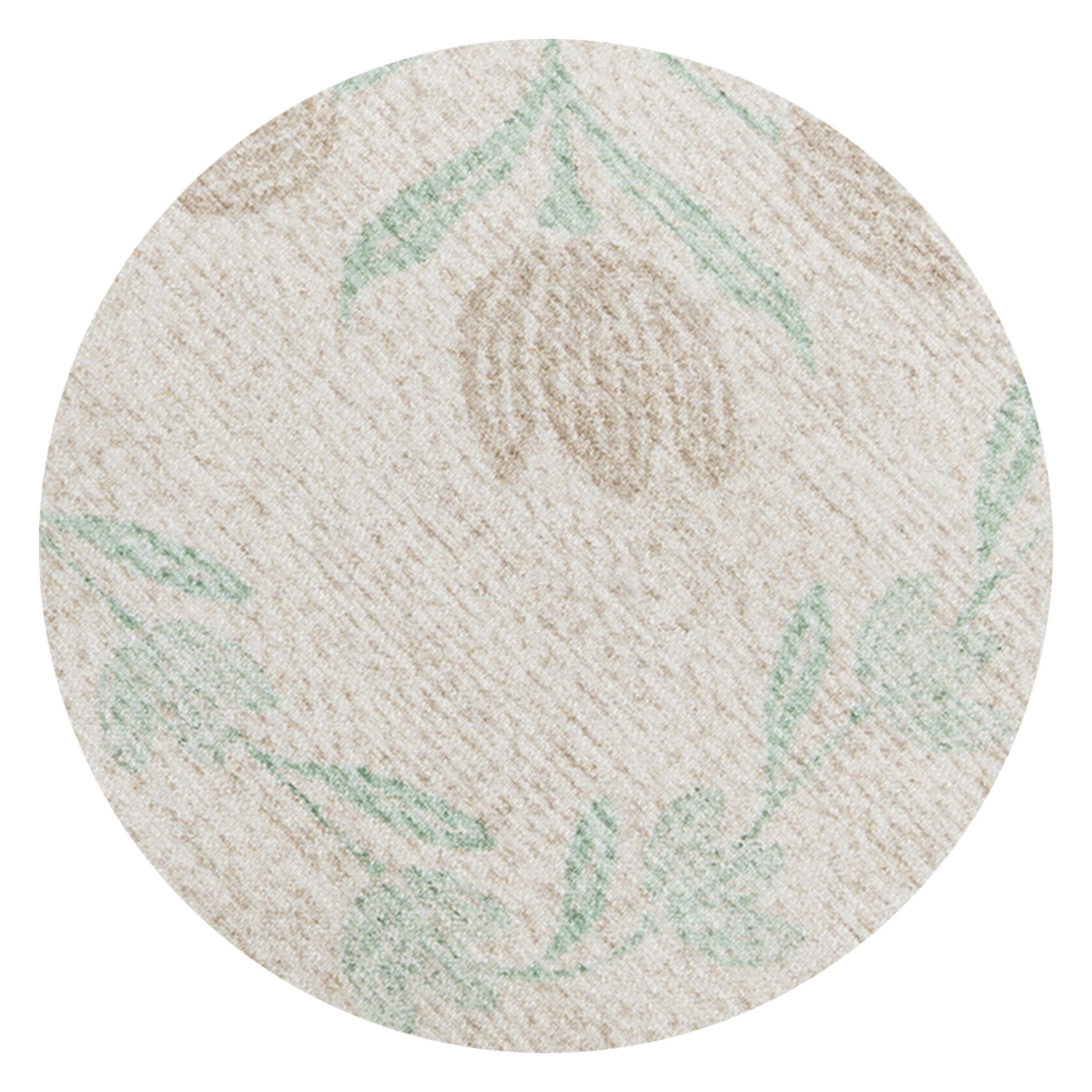 Better Homes & Gardens Soliel Floral Neutral 24 in x 36 in Accent Rug
