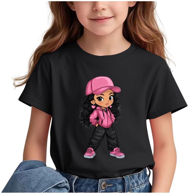 GreatBaby T-shirt Respirant pour Enfants à Manches Courtes pour Garçons Filles Saison de Rentrée Col Rond Manches Courtes Décontracté Polyvalent pour Extérieur (Noir#2,14 Ans)