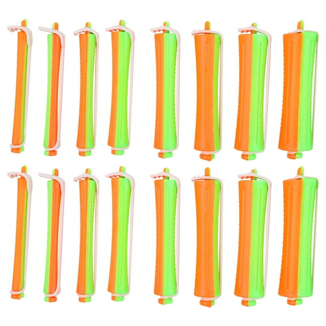 HLONK 80 Pcs Ensemble de Tringles à Cheveux Permanentes Rouleau de Boucleur à Chaleur Ondulée pour Cheveux Bouclés Ondulés