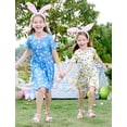 thumbnail image 2 of Vestido PATPAT para niña pequeña con estampado floral, paquete de 3, 5 a 6 años, 2 of 9