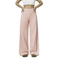 thumbnail image 2 of Elastic Waist Palazzo Pants for Women Loose Casual Wide Leg Trousers, 2 of 5