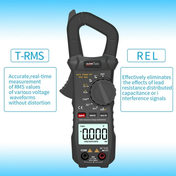Clamp Meter,Portable Pocket 6000 Clamp Meter Pocket 6000 Rms With Eryue Buzhi Huiop Squareoutput Dsfen