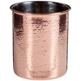 thumbnail image 1 of Stainless Steel Utensil Holder, Hammred Copper Plated, 1 of 1
