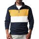 thumbnail image 2 of pstuiky camisas de hombre de manga larga, Camisa informal de manga larga para hombre, cuello alto, media cremallera, color block camisetas de hombre s, 2 of 7