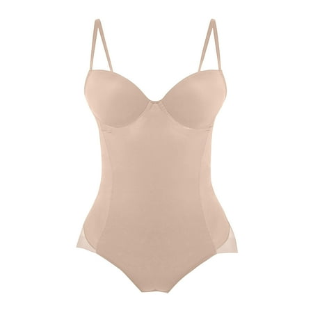 TAIAOJING Women s Sleeveless Bodysuit Backless Body Shaper Bra Backless Shapewear Backless Bra Bodysuit Backless Strapless Shapewear Yoga Rompers