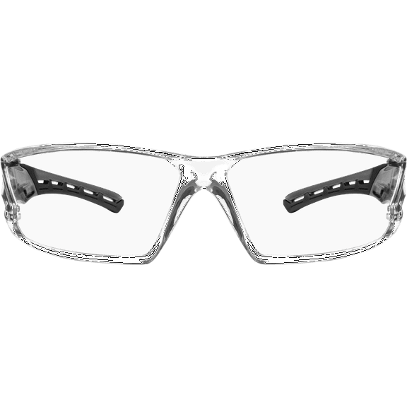 Ironwear 3085 Safety Glasses Anti-Fog ANSI Z87 Compliant with UVA and UVB Protection (Black/Clear)