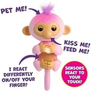 Interactive Baby Monkey Toy (Pink) - Touch Activated with 70+ Sounds & Reactions - Educational Sensory Toy for Toddlers Ages 1-3 - 2025 New