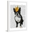 thumbnail image 3 of Marmont Hill "Boston Terrier Crown" Framed Painting Print, 3 of 5
