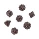 thumbnail image 4 of Dados De Poliedro, Juego De Dados Huecos De Metal Tallado Calado De Cobre, Más Grueso Y Duradero Para La Enseñanza De Matemáticas ANGGREK Metal Dice, 4 of 8