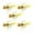 Yellow, variant on Gieenan 5pcs Popper Fly Baits Artificial Baits Popping Lure with Hook Fly Fishing Popper Fishing Fly Popper Lures